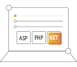 支持ASP、PHP、.Net等多種語(yǔ)言開(kāi)發(fā)